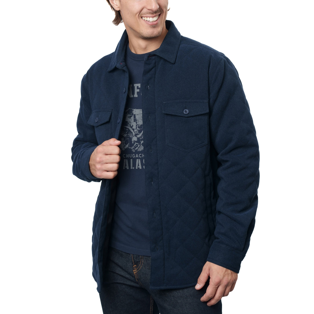 THE SOLSTICE QUILTED SHIRT JACKET